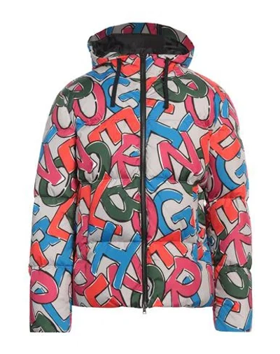 Herno Man Puffer Beige Size 44 Polyester