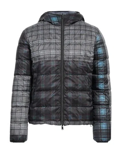Herno Man Puffer Black Size 40 Polyester, Polyamide, Elastane