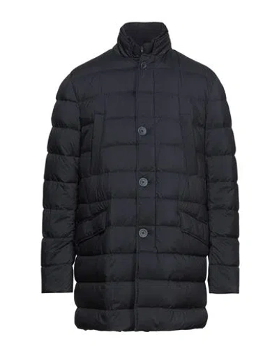 HERNO HERNO LEGEND MAN PUFFER MIDNIGHT BLUE SIZE 36 POLYAMIDE, POLYURETHANE
