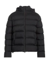 Herno Quilted Adjustable Hood Matte Polyamide Down Jacket In Brown