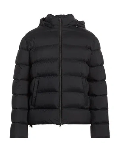 HERNO HERNO MAN PUFFER BLACK SIZE 46 POLYAMIDE