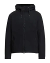 Herno Hooded Jacket With Adjustable Hood And Smooth Texture In Black