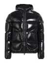 Herno Quilted Down Jacket With Double Zipper In Black