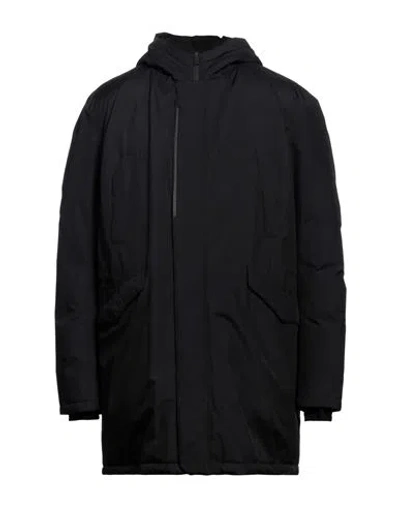 Herno Laminar Man Puffer Black Size 40 Polyester, Polyamide, Elastane In Black