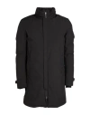 Herno Blue Down Jacket Zip Closure In Black