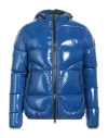 Herno Man Puffer Blue Size 40 Polyamide, Polyurethane