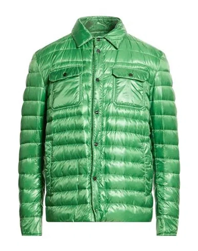 Herno Man Puffer Green Size 46 Polyamide