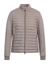 Herno Man Puffer Grey Size 40 Polyamide In Grey