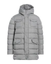 Herno Man Puffer Grey Size 42 Polyamide