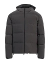 Herno Man Puffer Lead Size 46 Polyamide, Elastane, Polyurethane In Grey