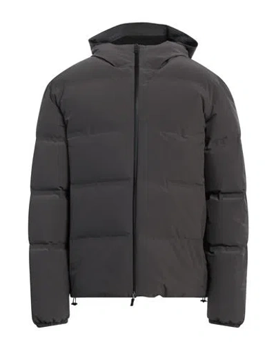 Herno Man Puffer Lead Size 46 Polyamide, Elastane, Polyurethane In Grey