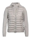 Herno Man Puffer Light Grey Size 40 Polyamide