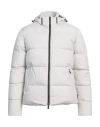 Herno Man Puffer Light Grey Size 40 Polyester, Ptfe - Polytetrafluoroethylene, Polyamide, Elastane