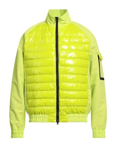 Herno Man Puffer Lime Green Size 46 Polyamide, Polyurethane