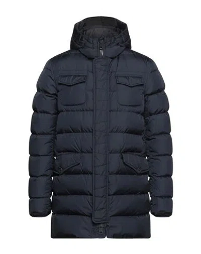 Herno Man Puffer Midnight Blue Size 32 Polyamide