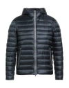 Herno Man Puffer Midnight Blue Size 36 Polyamide In Multi