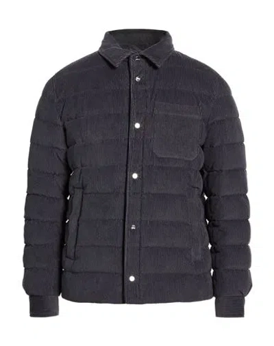 Herno Man Puffer Midnight Blue Size 40 Cotton