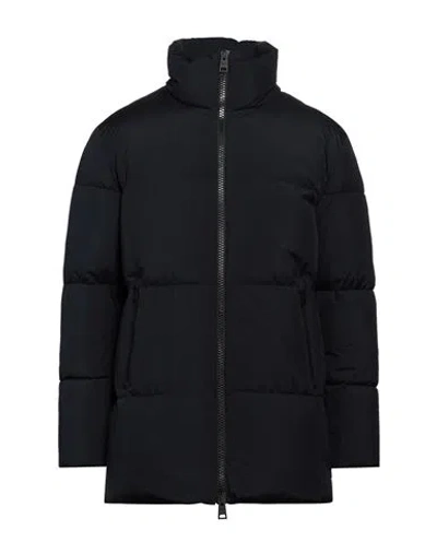 Herno Navy Gore-tex Down Jacket In Blue