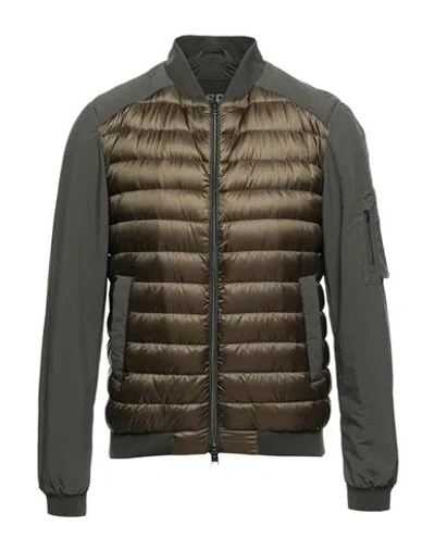 Herno Man Puffer Military Green Size 44 Polyamide, Polyester
