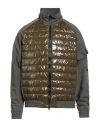 Herno Man Puffer Military Green Size 42 Polyamide, Polyurethane In Brown