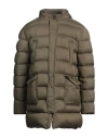 Herno Padded Hooded Down Jacket In Green