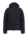 Herno Man Puffer Navy Size 44 Polyester, Ptfe - Polytetrafluoroethylene, Polyamide, Elastane In Black
