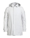 Herno Man Puffer Off White Size 36 Polyester