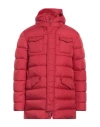 Herno Man Puffer Red Size 40 Polyamide In Orange