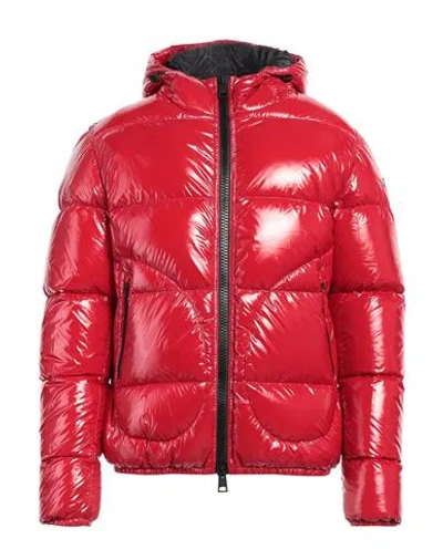 HERNO HERNO MAN PUFFER RED SIZE 44 POLYAMIDE, POLYURETHANE