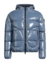 Herno Man Puffer Slate Blue Size 44 Polyamide