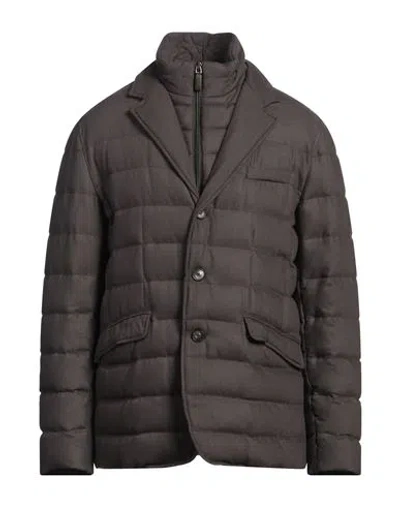 HERNO HERNO MAN PUFFER TAUPE SIZE 40 VISCOSE, VIRGIN WOOL, WOOL, POLYESTER, POLYURETHANE