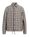 Herno Man Shirt Military Green Size 42 Polyester In Green