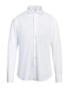 Herno Man Shirt White Size 50 Polyamide, Elastane