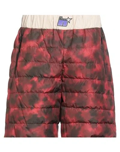 Herno Man Shorts & Bermuda Shorts Red Size L Polyester, Polyamide In Brown