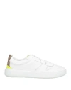 Herno Man Sneakers White Size 9 Leather In White