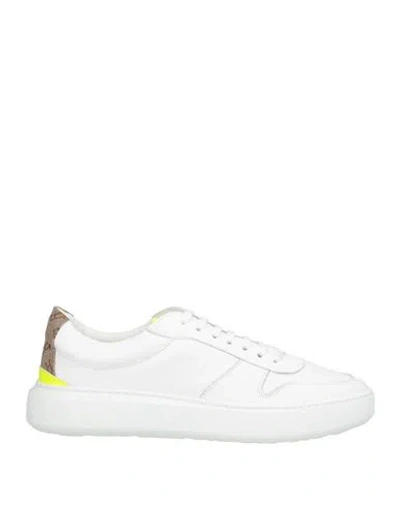 Herno Man Sneakers White Size 9 Leather