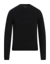 Herno Man Sweater Black Size 38 Alpaca Wool, Polyamide, Wool In Black