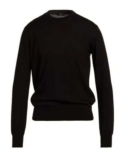 Herno Man Sweater Black Size 46 Cotton, Polyamide, Polyurethane