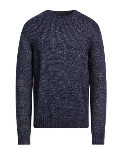Herno Man Sweater Blue Size 44 Cotton, Acetate, Wool, Alpaca Wool