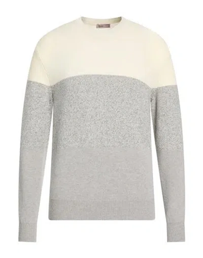 Herno Man Sweater Grey Size 38 Wool In Multi