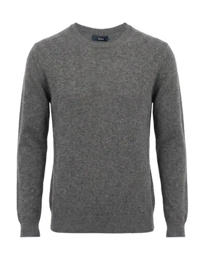 Herno Man Sweater Grey Size 42 Wool In Gray