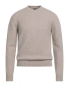 Herno Man Sweater Light Grey Size 40 Alpaca Wool, Polyamide, Wool In Neutral