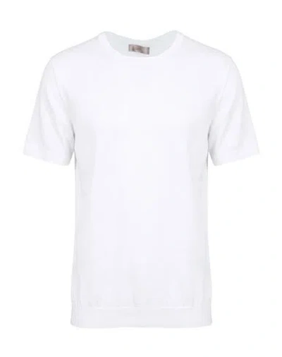 Herno Man Sweater White Size 40 Cotton