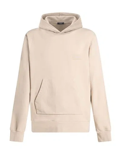 Herno Man Sweatshirt Beige Size 40 Cotton In Neutral