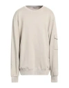 Herno Man Sweatshirt Beige Size 46 Cotton, Elastane In Nude