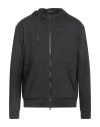 Herno Man Sweatshirt Black Size 40 Polyamide, Elastane In Black