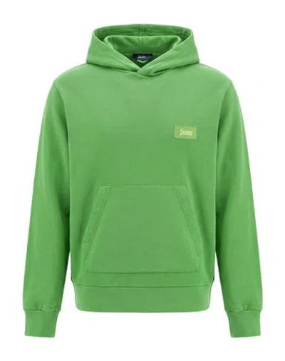 Herno Man Sweatshirt Green Size 40 Cotton