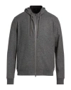 Herno Man Sweatshirt Grey Size S Polyester, Viscose, Polyamide, Wool, Elastane In Grey