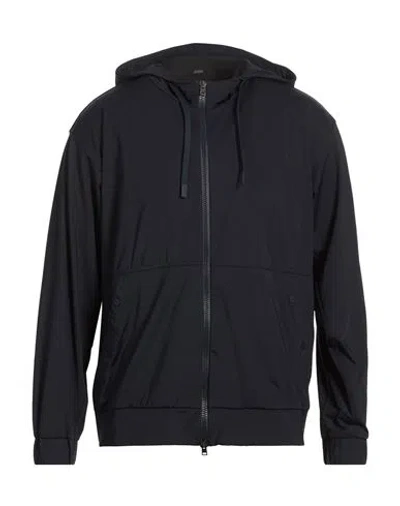 Herno Man Sweatshirt Midnight Blue Size 38 Polyamide, Elastane