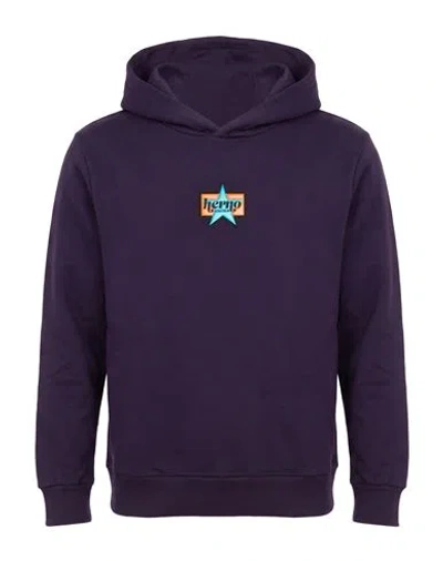 Herno Man Sweatshirt Purple Size 36 Cotton